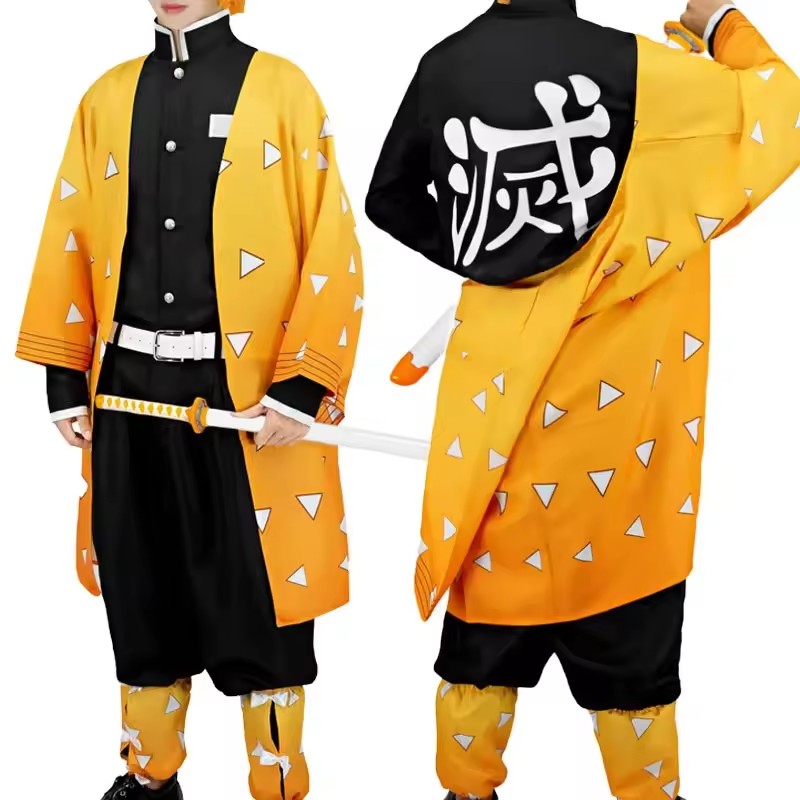 Men'S Kimono Accessories - Disfraz de cosplay de Agatsuma Zenitsu