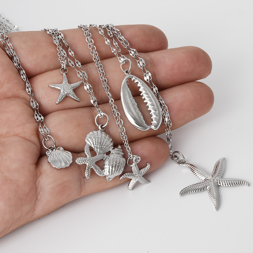 Collar con colgante de estrell - Men Accessories Neck Chain reseña y precio